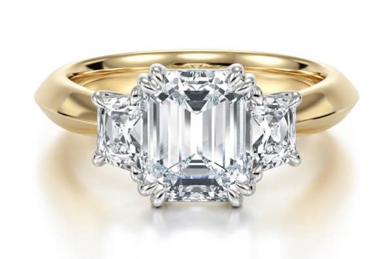 Emerald Cut and Trapezoid Trilogy