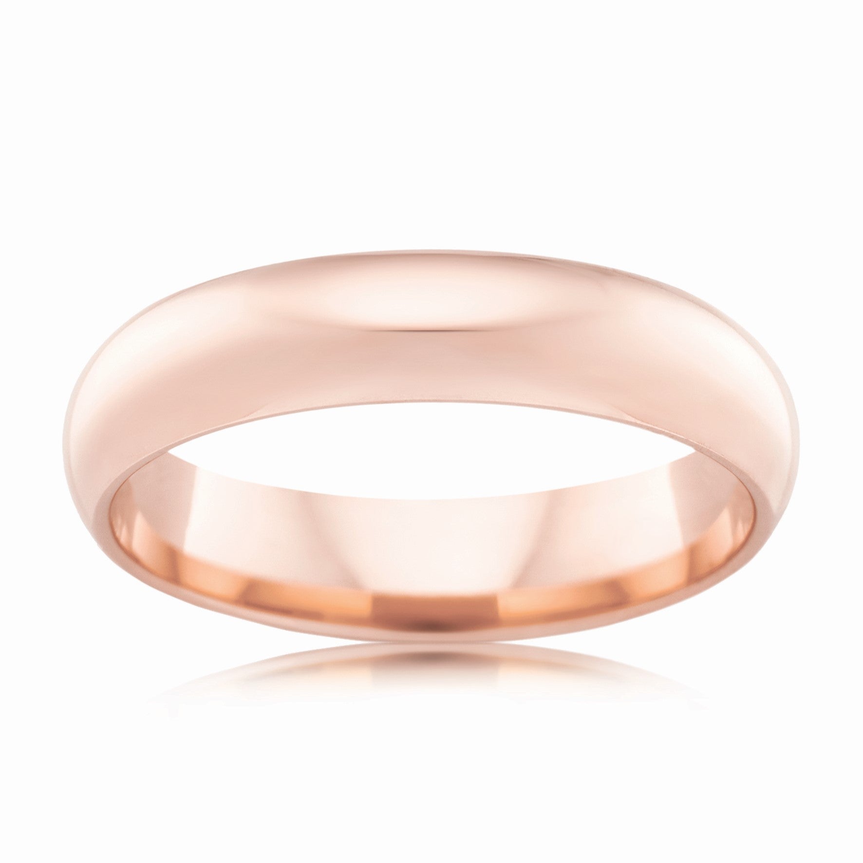 Half Round Wedding Ring