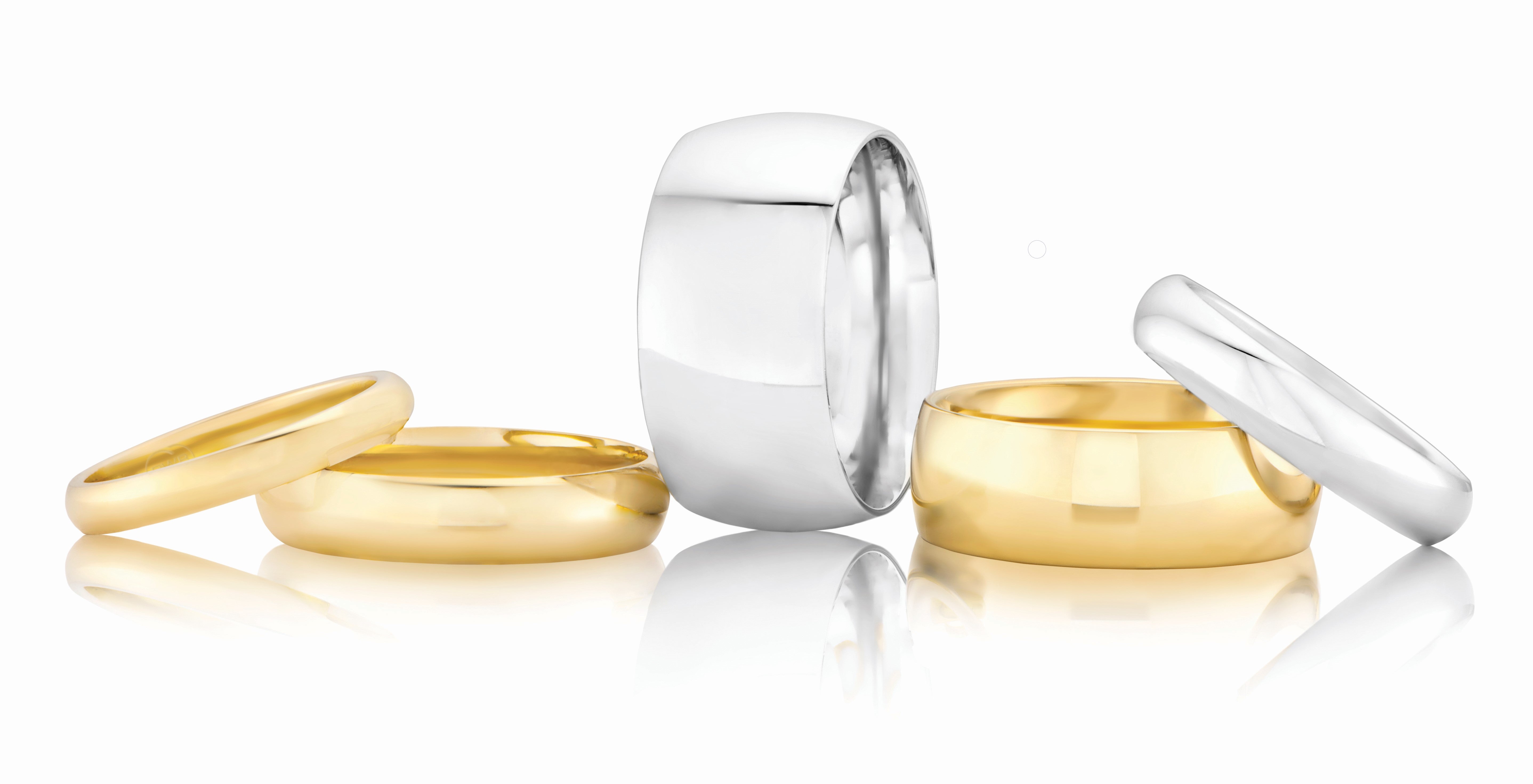 Half Round Wedding Ring