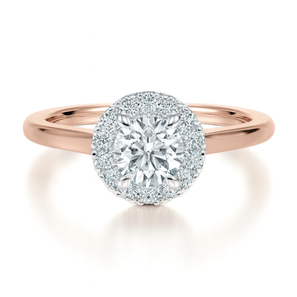 Round Brilliant Cut with Halo