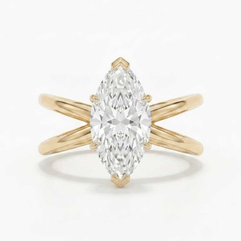 Custom engagement ring by Robbie Chapman Sydney