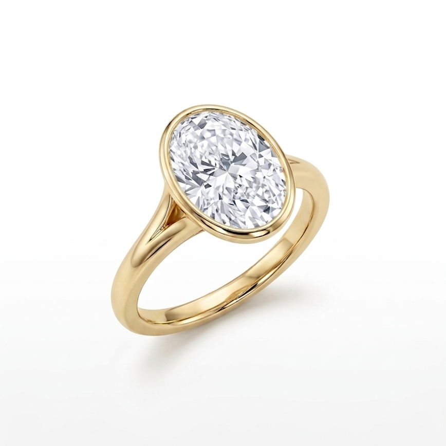 Custom engagement ring by Robbie Chapman Sydney